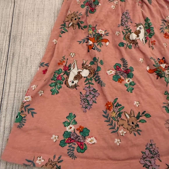 H&M Orange Pink Halter Sundress /girls size 6X-7 - Picture 3 of 7